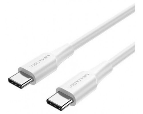 CABLE USB-C A USB-C 2.0 3A 1 M BLANCO VENTION (Espera 4 dias)