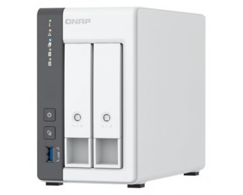 QNAP TS-216G servidor de almacenamiento NAS Torre Ethernet Blanco Cortex-A55