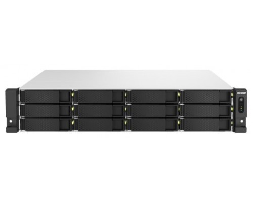 QNAP TS-H1887XU-RP NAS Bastidor (2U) Ethernet Negro, Blanco E-2336
