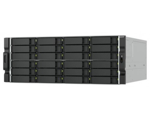 QNAP TS-h2477AXU-RP Servidor de almacenamiento Bastidor (4U) AMD Ryzen&trade; 7 7745 32 GB DDR5 0 TB QNAP QTS Negro, Gris