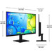 TV SAMSUNG, 27", TU27F6005FK, 68,6 CM, 1920 X 1080 PIXELES, LED, SMART TV, WIFI , NEGRO