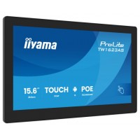 IIYAMA 15,6" PANEL-PC ANDROID 13+GMS, SOC QUAD-CORE RK3568 4GB, 32GB, 10-POINTS TOUCH, 1920X1080, IPS , SPEAKERS, MIC , POE, WIFI, BT5.2, MICRO-SD SLOT, HDMI-OUT, 3X USB, 385CD/M2, CABLE COVER, IISIGNAGE2 SUPPORTED (TW1623AS-B3P)