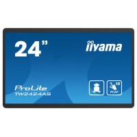 iiyama TW2424AS-B1 pantalla de señalización Pantalla plana para señalización digital 60,5 cm (23.8") Wifi 250 cd / m² 4K Ultra HD Negro Pantalla táctil Procesador incorporado Android 24/7