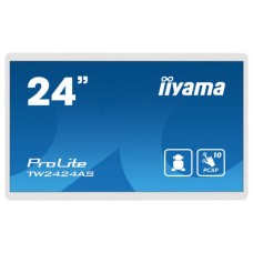 iiyama TW2424AS-W1 pantalla de señalización Pantalla plana para señalización digital 60,5 cm (23.8") Wifi 250 cd / m² 4K Ultra HD Negro Pantalla táctil Procesador incorporado Android 24/7