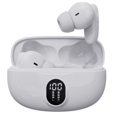 AURICULARES BLUETOOTH DENVER INALAMBRICOS CON EFECTO DE LUZ BLANCO