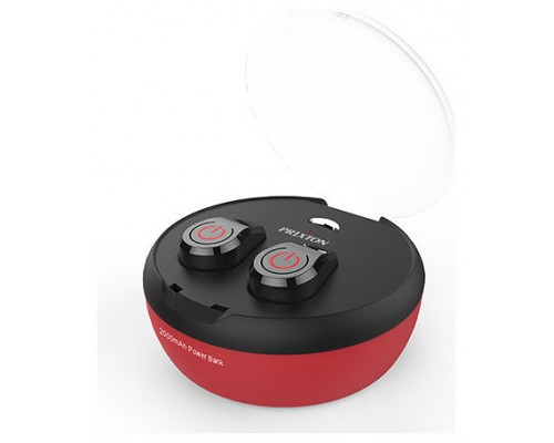 AURICULARES PRIXTON OYSTER TWS200 NEGRO- ROJO BT