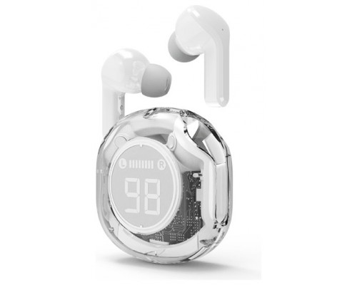 AURICULARES GEMBIRD TWST-01-W TRANSPARENTES BLANCO BT