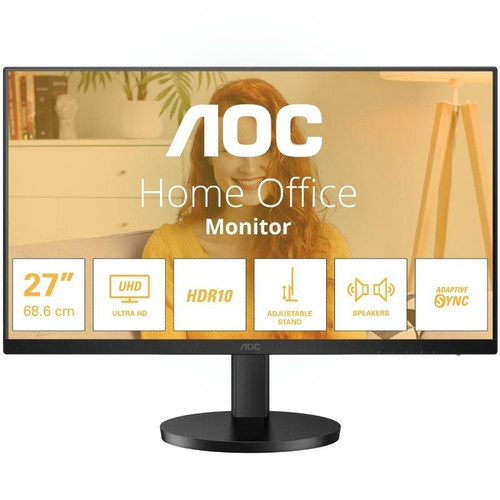 MONITOR 27 AOC U27B3AF UHD 3840*2160 4K 60Hz 2HDMI DP-CN28 MONITOR 27 AOC U27B3AF UHD 3840*2160 4K 60Hz 2HDMI DP