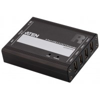 ATEN Extensor USB 2.0 por Cat 5 con hub de cuatro puertos (hasta 100 m)