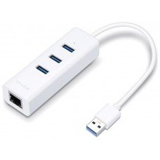 ADAPTADOR TP-LINK USB 3,0 A ETHERNET GIGA CON 3 PORT USB 3.0