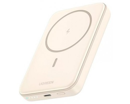 POWER BANK UGREEN 5000mAh MAGNETIC WIRELESS  WHITE