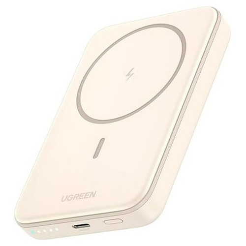 Ugreen 25208 batería externa 10000 mAh Cargador inalámbrico Beige-MR9 Ugreen 25208 batería externa 10000 mAh Cargador inalámbrico Beige
