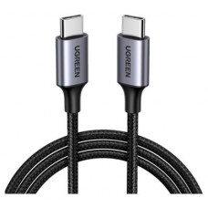 CABLE UGREEN USB-C ALUMINUM TRENZADO 1M BLACK