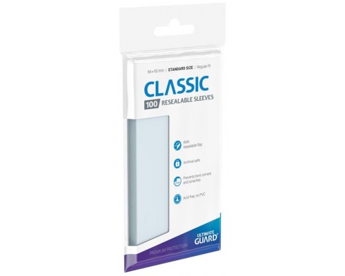 Fundas transparentes cartas ultimate guard classic