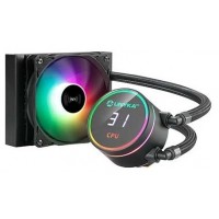 REFRIGERACION LIQUIDA CPU UNYKA AQUASTORM 120MM BLACK RGB Rainbow, DISPLAY