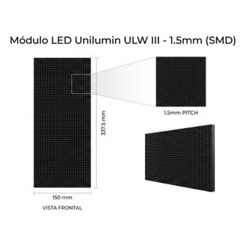 UNILUMIN MODULE 150X337.5 FOR CABINET ULW III 1.5 LED SDM 3IN1 SIZE: 600X337.5 MM BRIGHTNESS: 600 NITS REFRESH RATE 3840HZ MAINTENANCE FRONT (AUN2E4868)-MR20 UNILUMIN MODULE 150X337.5 FOR CABINET ULW III 1.5 LED SDM 3IN1 SIZE: 600X337.5 MM BRIGHTNESS: 600 NITS REFRESH RATE 3840HZ MAINTENANCE FRONT (AUN2E4868)
