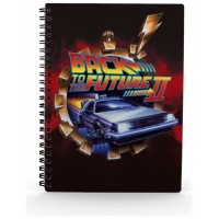 Libreta efecto 3d poster bttf 2