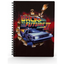 Libreta efecto 3d poster bttf 2