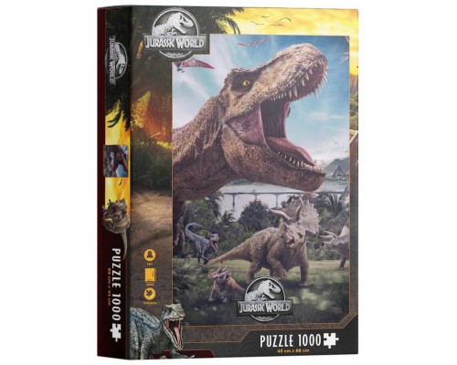 Puzle 1000 poster compo rex jurassic