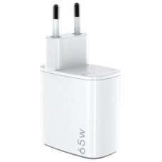 Celly Cargador Gan 1Usb 2Usb-C 65w WH