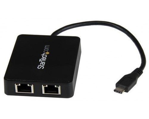 STARTECH ADAPTADOR DE RED USBC 2 PUERTOS ETHERNET