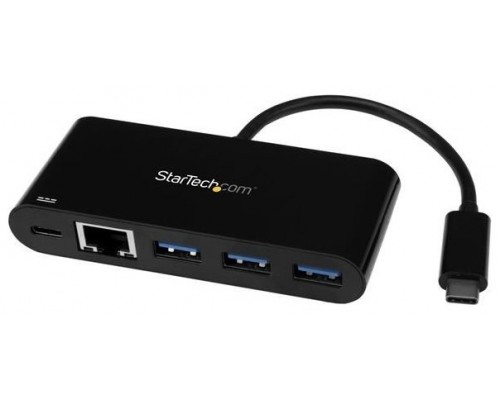 STARTECH ADAPTADOR USB-C DE RED HUB USB 3.0 Y PD