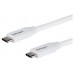 STARTECH CABLE 2M USB-C PD DE 5A BLANCO