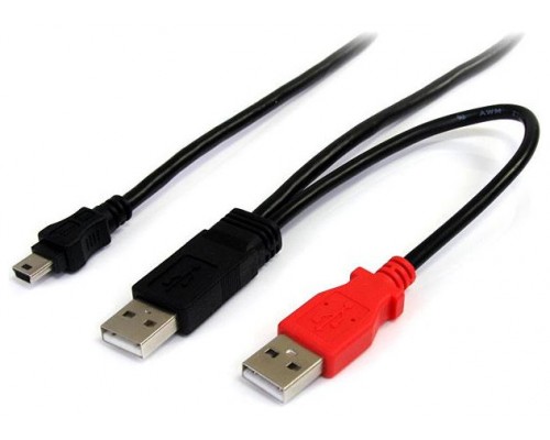 STARTECH CABLE 91CM USB EN Y CAJAS DD