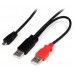 STARTECH CABLE 91CM MICRO B A USB A EN Y