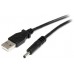 STARTECH CABLE 2M USB-A CONECTOR TIPO BARRIL H