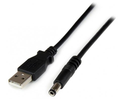 STARTECH CABLE 2M USB-A CONECTOR TIPO BARRIL N