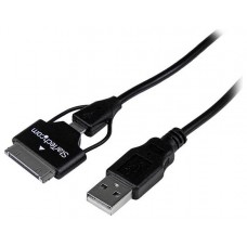 STARTECH CABLE USB 65CM COMBO CARGADOR TELEFONO MO