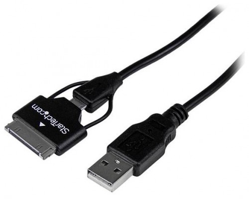 STARTECH CABLE USB 65CM COMBO CARGADOR TELEFONO MO