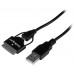 STARTECH CABLE USB 65CM COMBO CARGADOR TELEFONO MO