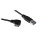 STARTECH CABLE 1M MICRO USB 3.0 ACODADO DERECHA