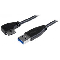 STARTECH CABLE 2M MICRO USB 3.0 ACODADO IZQUIERDA