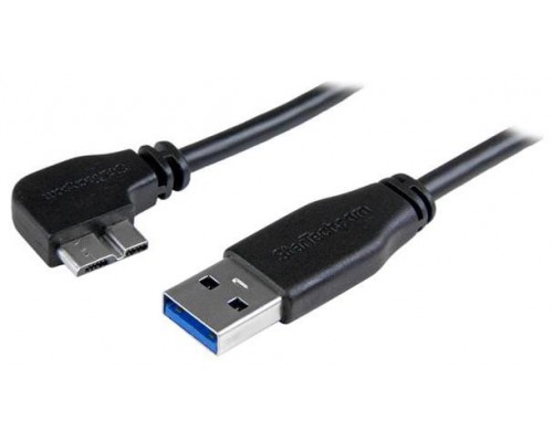 STARTECH CABLE 2M MICRO USB 3.0 ACODADO IZQUIERDA