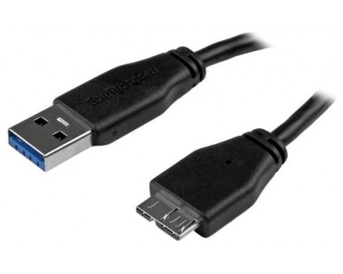 STARTECH CABLE 0,5M USB 3.0 DELGADO - A MACHO A MI