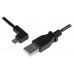 STARTECH CABLE 0.5M MICRO USB ACODADO