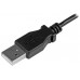 STARTECH CABLE 0.5M MICRO USB ACODADO