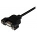 STARTECH CABLE USB 60CM MONTAJE EN PANEL - USB A M