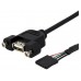 STARTECH CABLE EXTENSOR 91CM USB 2.0 MONTAJE EN PA