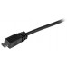 STARTECH CABLE ADAPTADOR 30CM 1FT USB A MACHO A MI