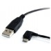 STARTECH CABLE 1,8M MICRO USB B ACODADO A USB A