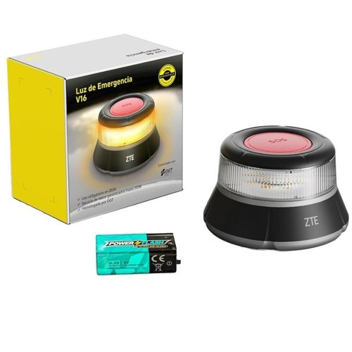 LUZ EMERGENCIA ZTE E1 BALIZA DGT 3.0 V16