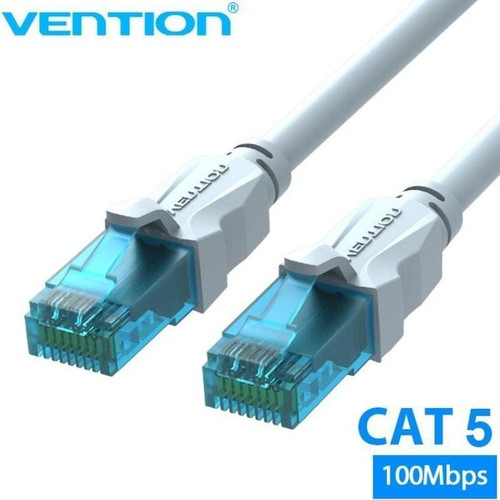 CABLE DE RED LATIGUILLO RJ45 CAT.5E UTP AWG26 15 M AZUL VENTION (Espera 4 dias)