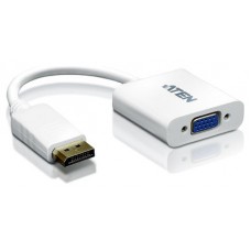 Aten Displayport/VGA adapter DisplayPort Male VGA HDB-15 Female Blanco