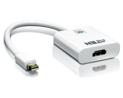 ATEN Adaptador activo de Mini DisplayPort a HDMI 4K