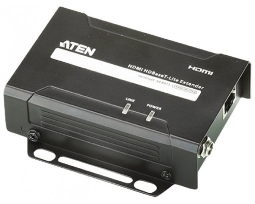 Aten VE801T extensor audio/video Transmisor de señales AV Negro