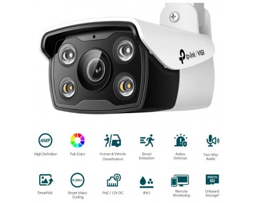 TP-Link VIGI C340 Bala Cámara de seguridad IP Exterior 2560 x 1440 Pixeles Techo/Pared/Poste